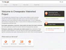 Tablet Screenshot of chesapeake.fieldscope.org